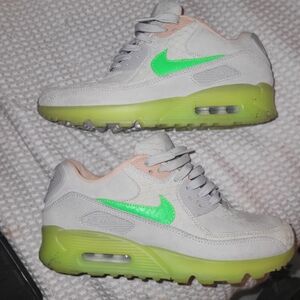 Nike Air Max Sneakers with Neon Green Accents